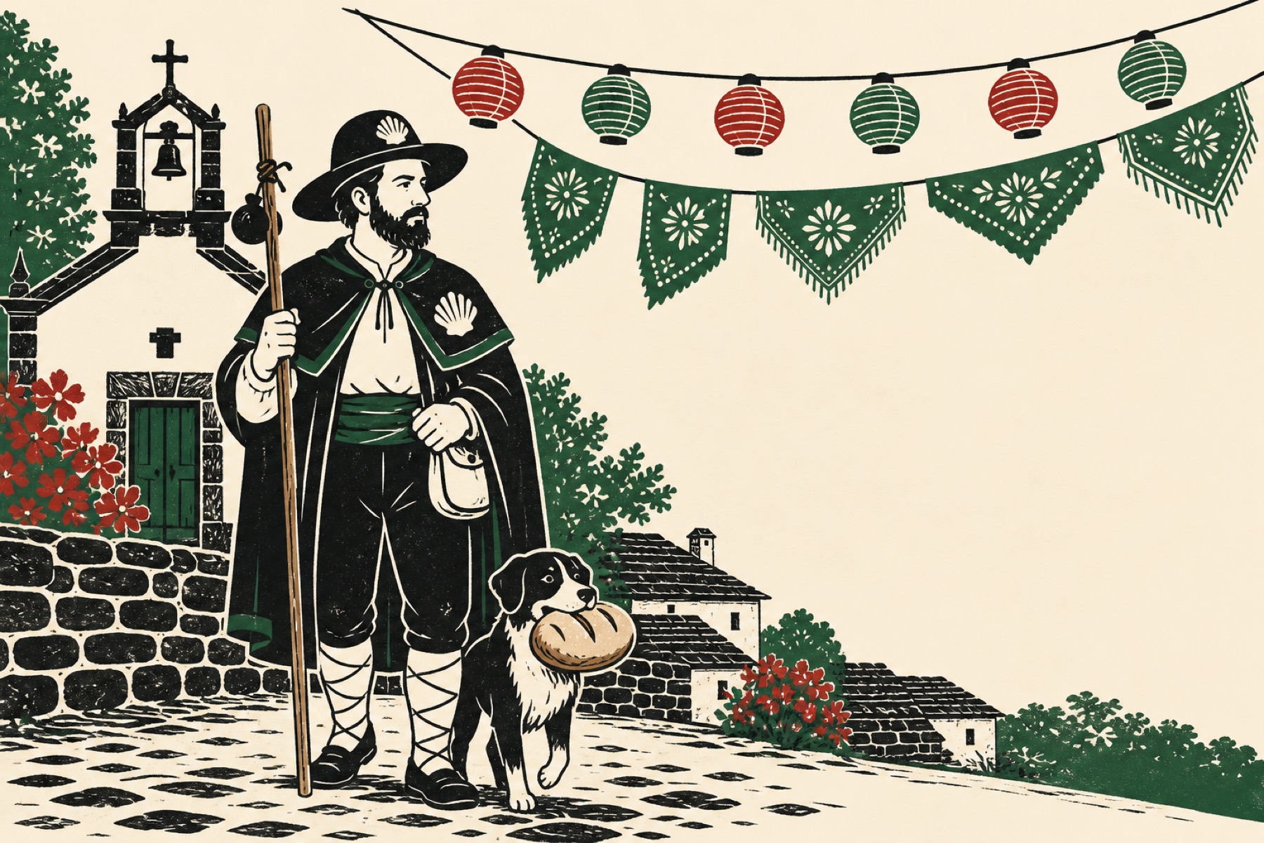 San Roque, el perro y la capilla del barrio