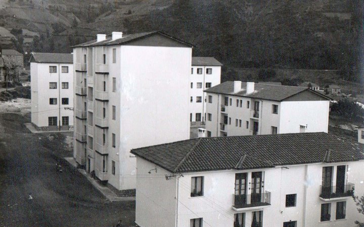 Las Casas Baratas al poco de construirse