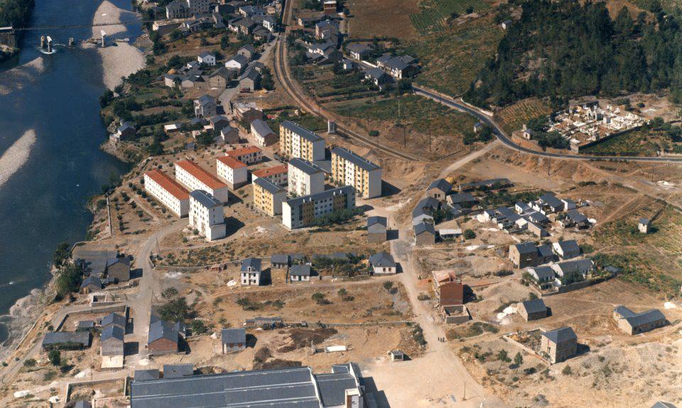 Vista aérea del barrio