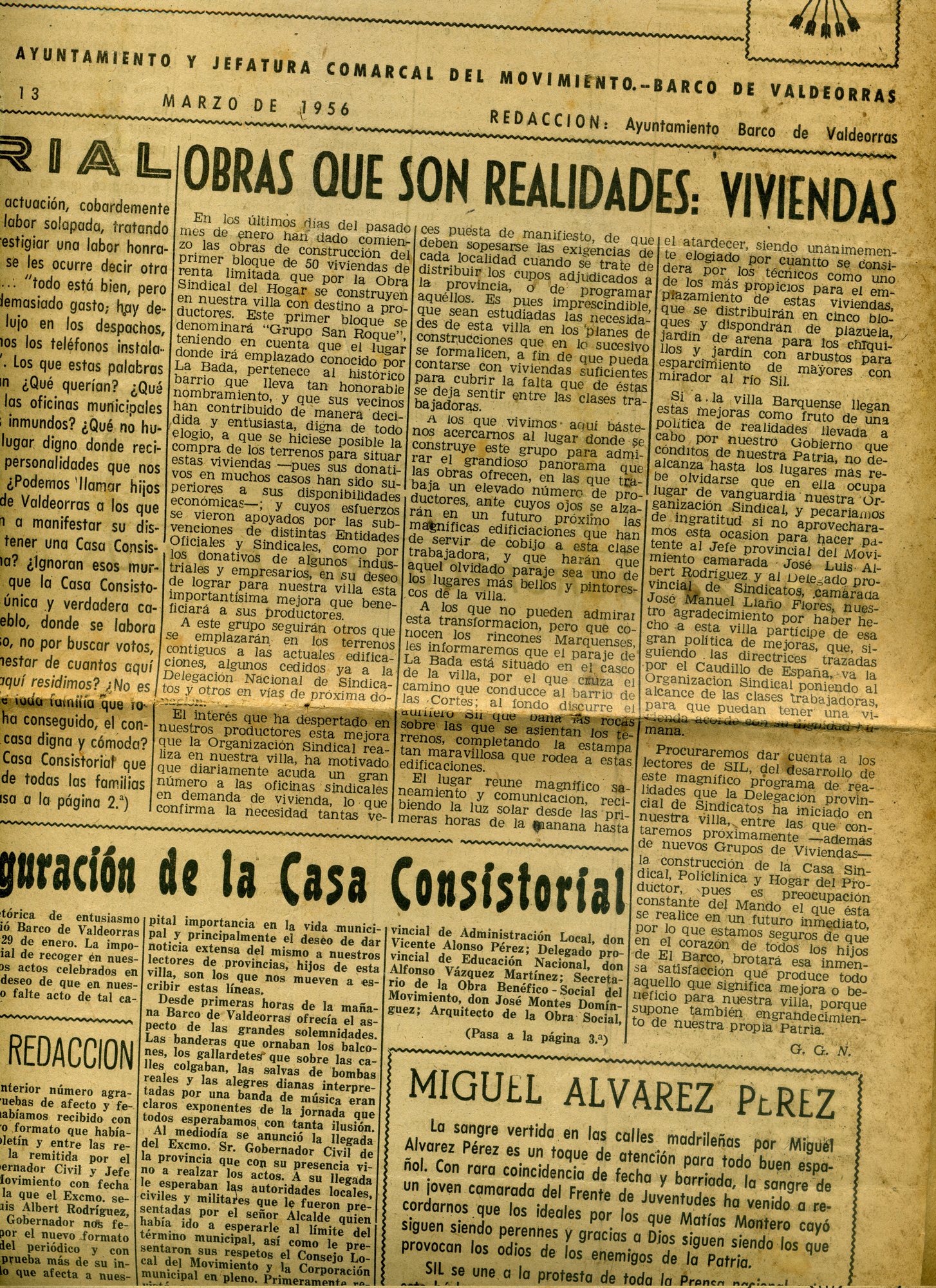Periódico SIL, marzo de 1956